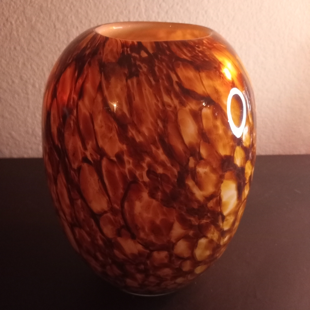 Art Glass 8" Tall Vase